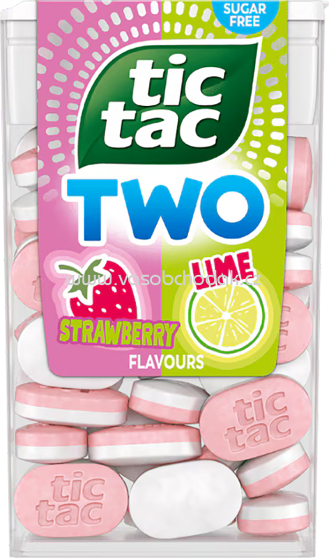 Tic Tac Two Strawberry & Lime, 38,5g