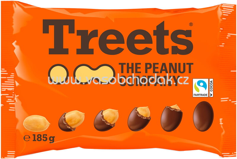 Treets The Peanut Company Peanuts, 185g