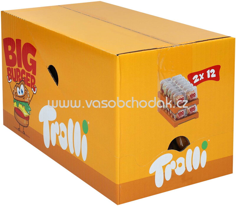 Trolli Big Burger, 24x50g St, 1,2 kg