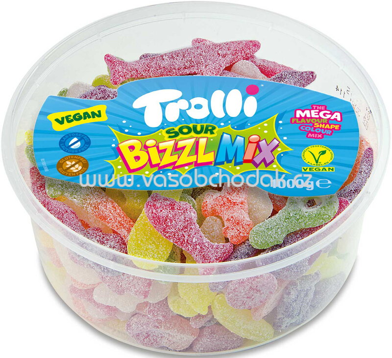 Trolli Bizzl Mix, Dose, 1kg Trolli Bizzl Mix, Dose, 1kg