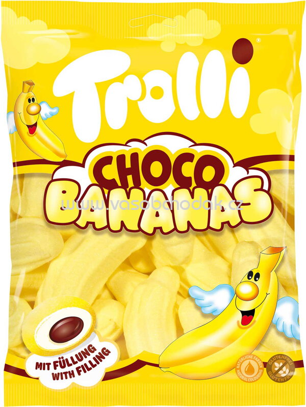 Trolli Choco Bananas, 150g Trolli Choco Bananas, 150g