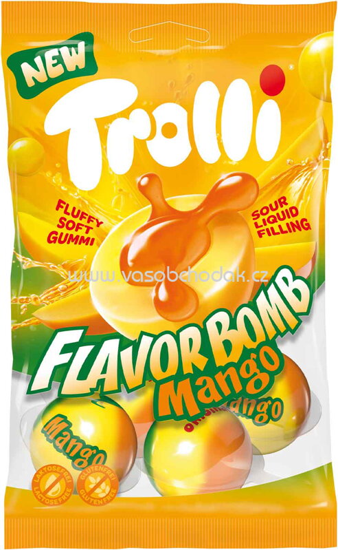 Trolli Flavor Bomb Mango, 4 St, 75g Trolli Flavor Bomb Mango, 4 St, 75g