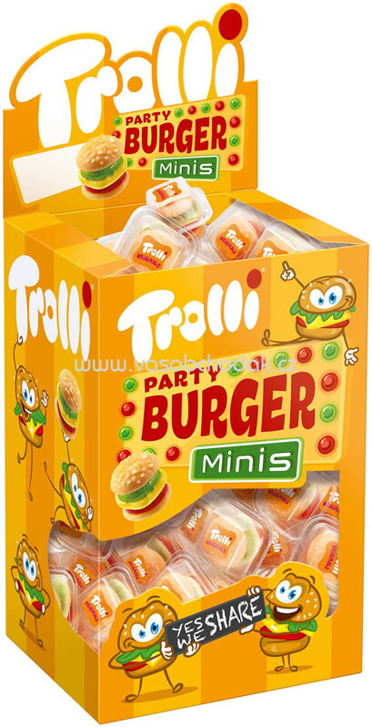 Trolli Mini Burger, 80x10g, 800g Trolli Mini Burger, 80x10g, 800g