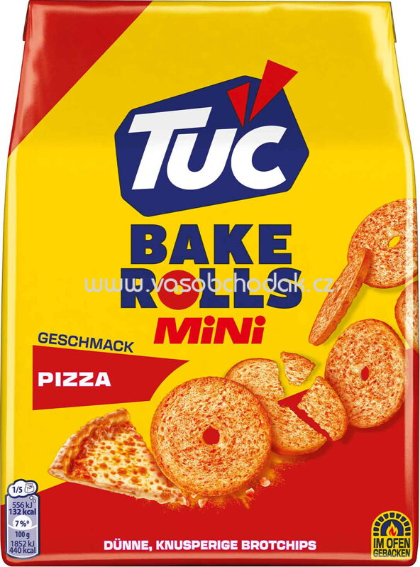 Tuc Bake Rolls Mini Pizza, 150g