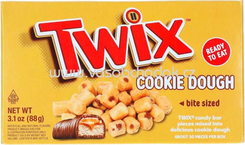 Twix Cookie Dough Bites, 88g Twix Cookie Dough Bites, 88g