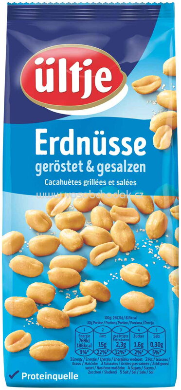 ültje Erdnüsse geröstet & gesalzen, 450g