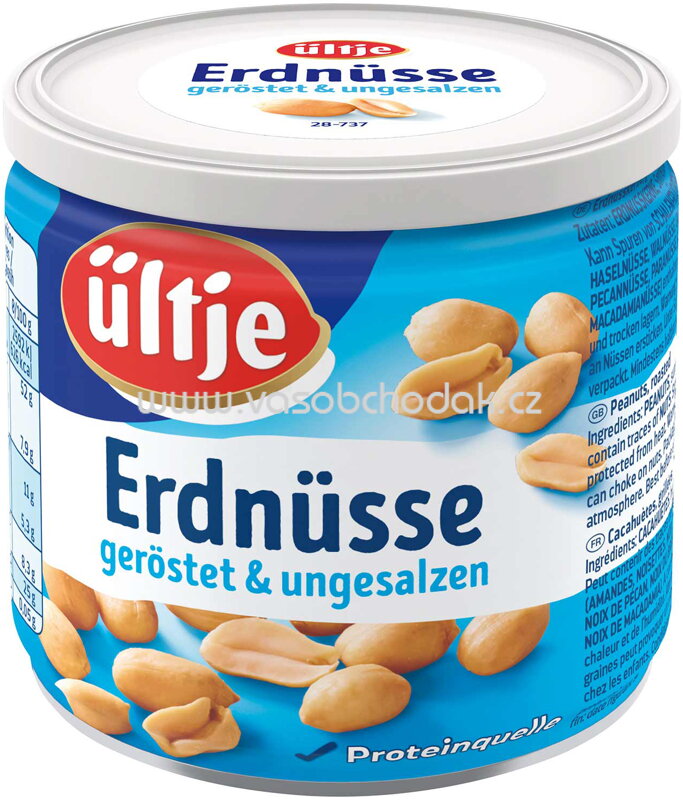 ültje Erdnüsse geröstet & ungesalzen, 180g