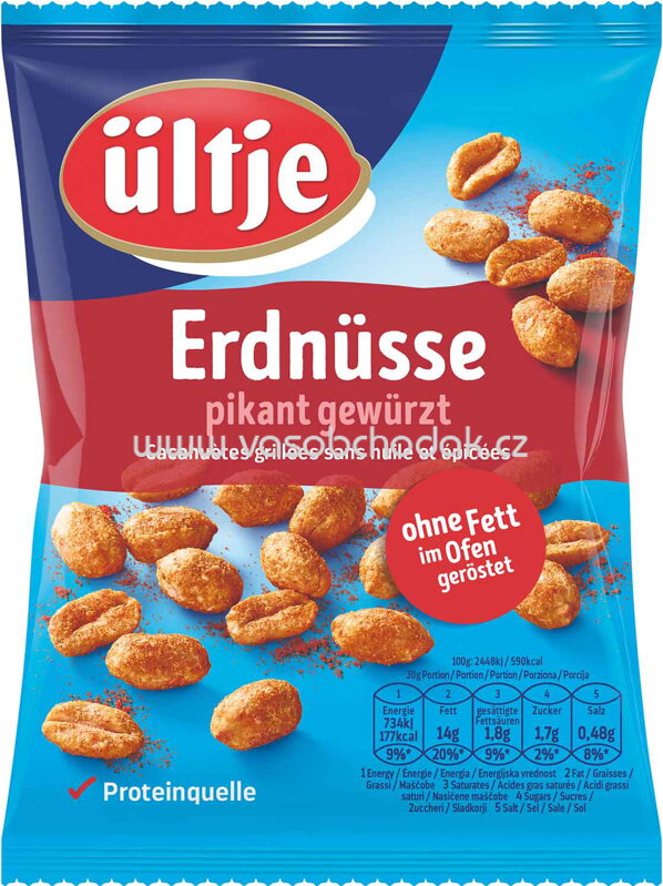 ültje Erdnüsse pikant gewürzt, 200g ültje Erdnüsse pikant gewürzt, 200g
