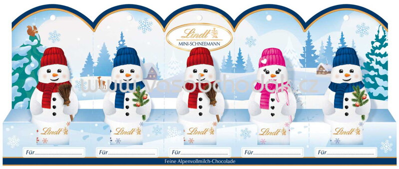 Lindt Mini-Schneemänner 5 St, 50g