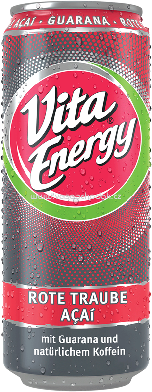Vita Energy Rote Traube Açaí, 330 ml