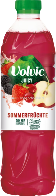 Volvic Juicy Sommerfrüchte, 500 - 1000 ml