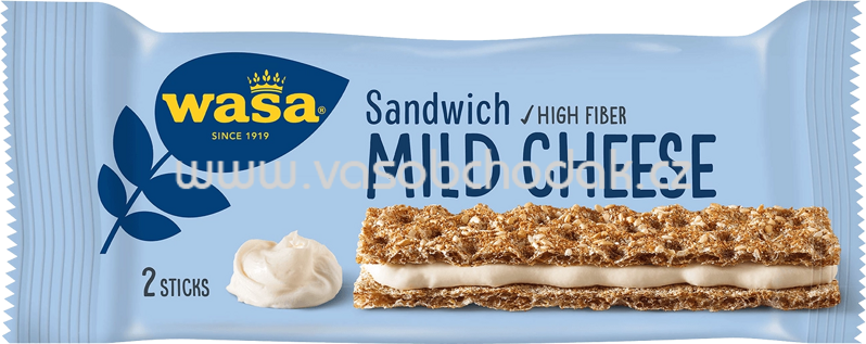 Wasa Sandwich Mild Cheese, 3 St, 90g Wasa Sandwich Mild Cheese, 3 St, 90g