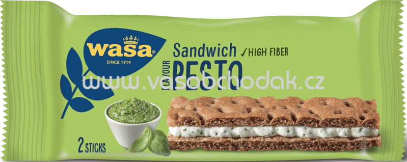 Wasa Sandwich Pesto, 3 St, 111g Wasa Sandwich Pesto, 3 St, 111g