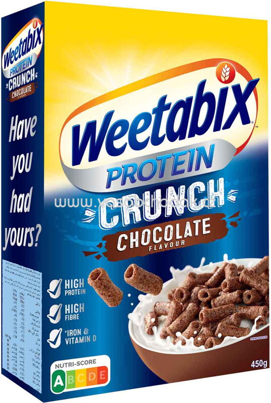 Weetabix Protein Crunch Chocolate, 450g Weetabix Protein Crunch Chocolate, 450g