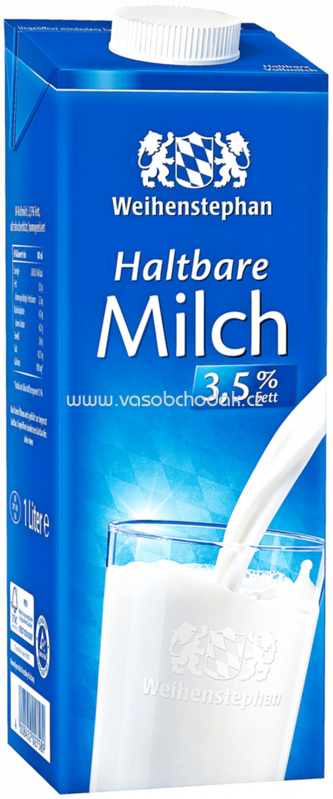 Weihenstephan Haltbare Milch 3,5%, 1l