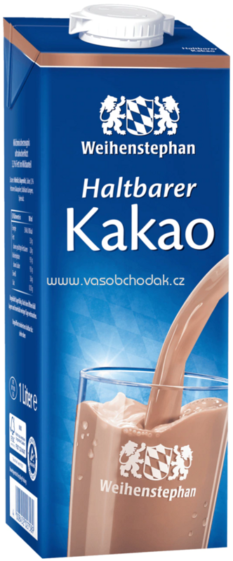 Weihenstephan Haltbarer Kakao, 1l