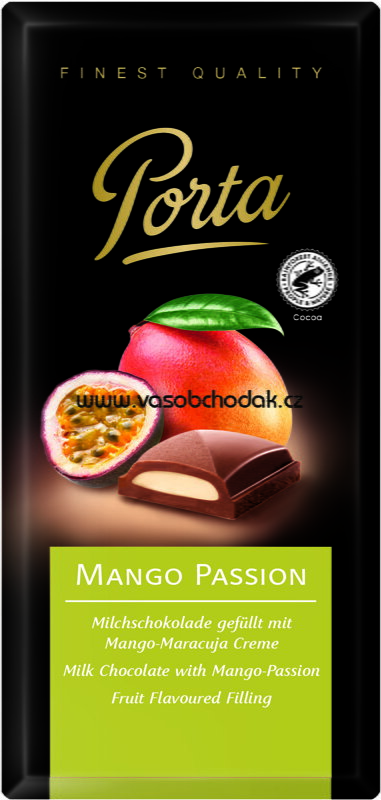 WEINRICHs Porta Vollmilch Schokolade Mango Passion, 100g WEINRICHs Porta Vollmilch Schokolade Mango Passion, 100g