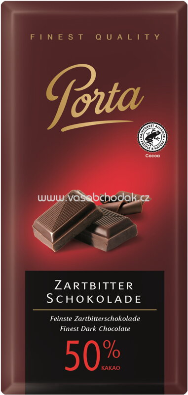WEINRICHs Porta Zartbitter Schokolade, 50% Kakao, 100g WEINRICHs Porta Zartbitter Schokolade, 50% Kakao, 100g