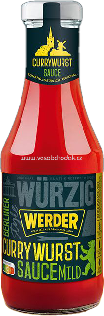 Werder Berliner Currywurst Sauce Mild, 450 ml Werder Berliner Currywurst Sauce Mild, 450 ml