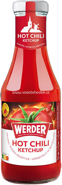 Werder Hot Chili Ketchup, 450 ml Werder Hot Chili Ketchup, 450 ml