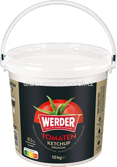 Werder Premium Tomatenketchup Ohne Konservierungsstoffe, 10 kg