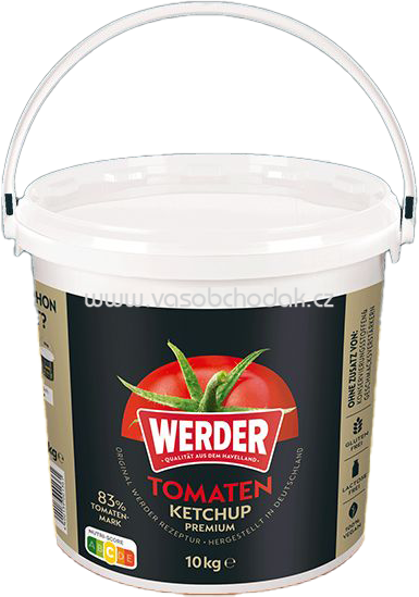 Werder Premium Tomatenketchup Ohne Konservierungsstoffe, 10 kg Werder Premium Tomatenketchup Ohne Konservierungsstoffe, 10 kg