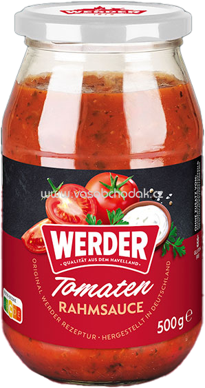 Werder Tomaten Rahmsauce, 500g