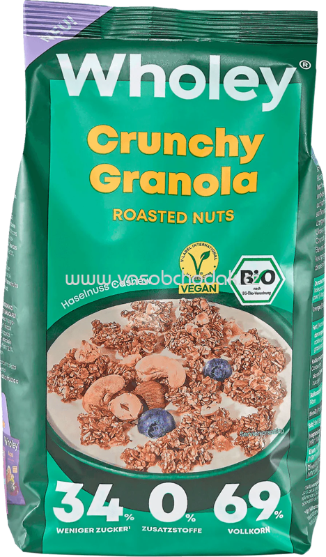Wholey Crunchy Granola Roasted Nuts, 300g Wholey Crunchy Granola Roasted Nuts, 300g