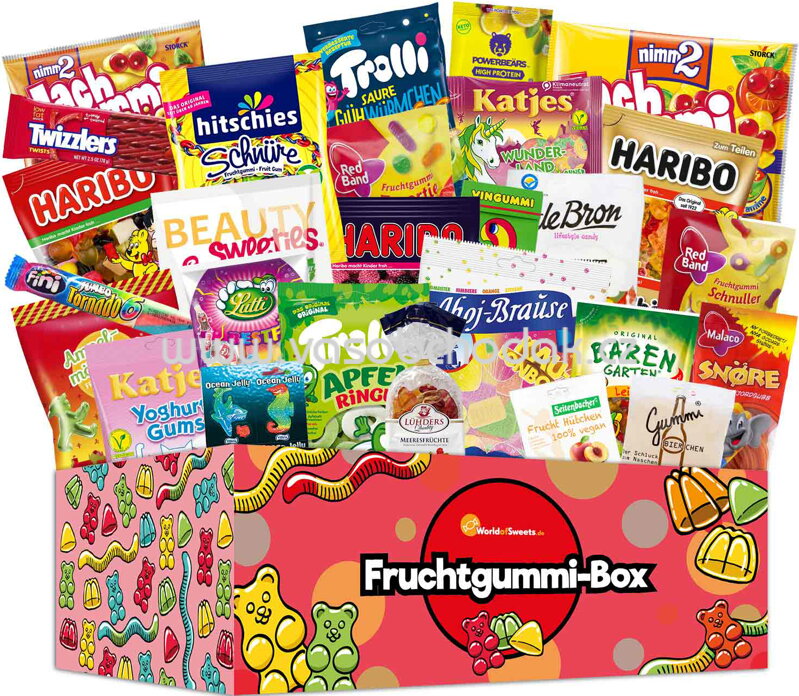 WOS Fruchtgummi Box, 3,983 kg WOS Fruchtgummi Box, 3,983 kg