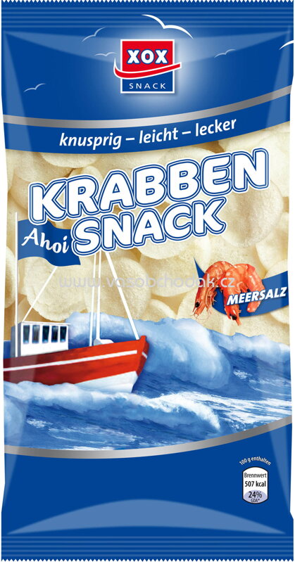 XOX Krabben Snack, 215g