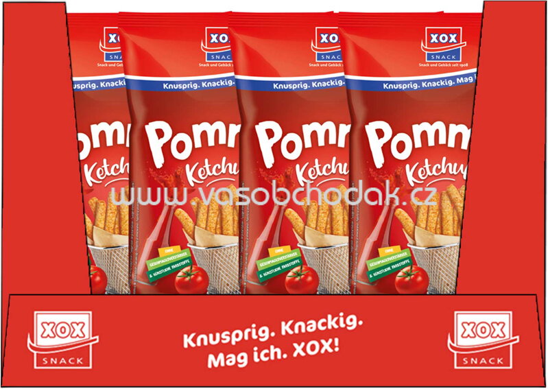 XOX Pommes Ketchup, 24x25g, 600g
