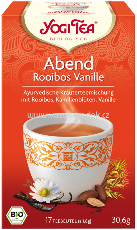 Yogi Tea Abend Rooibos Vanille, 17 Beutel Yogi Tea Abend Rooibos Vanille, 17 Beutel