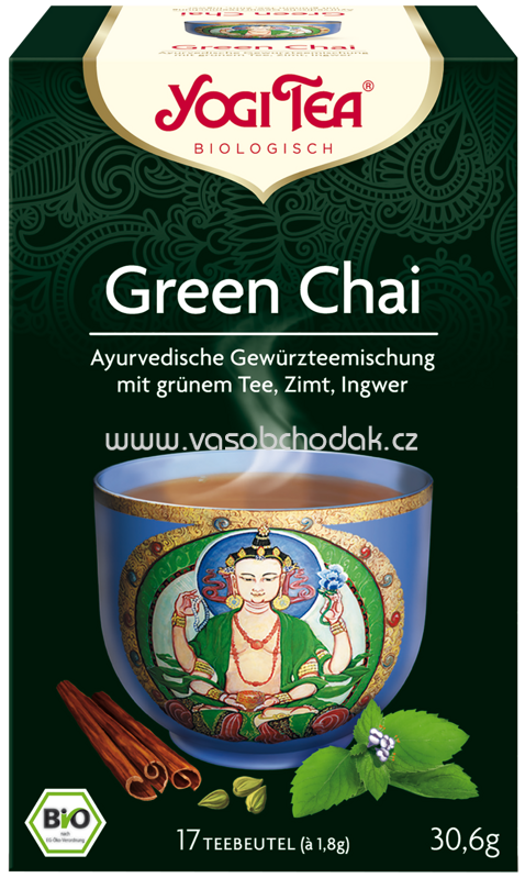 Yogi Tea Green Chai, 17 Beutel