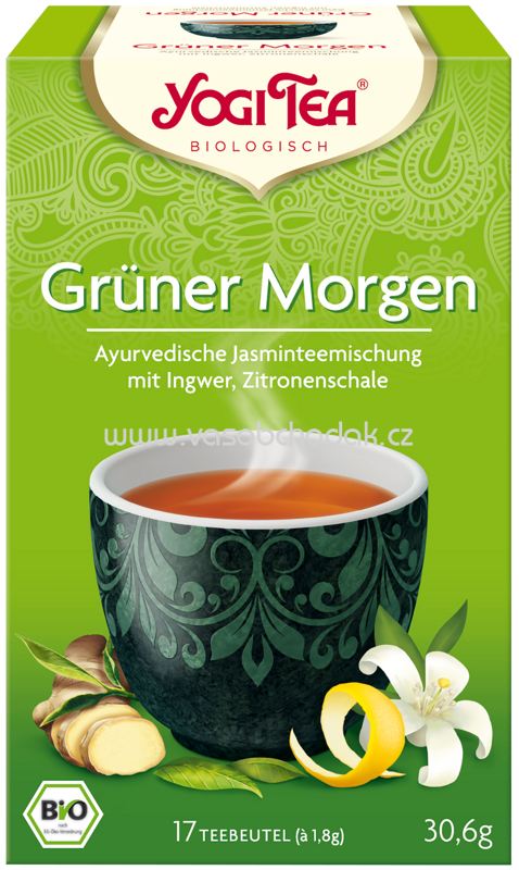 Yogi Tea Grüner Morgen, 17 Beutel Yogi Tea Grüner Morgen, 17 Beutel
