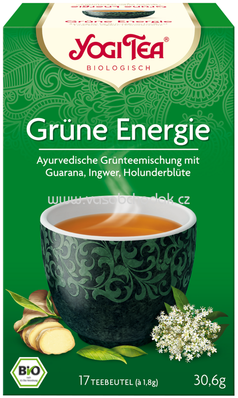 Yogi Tea Grüne Energie, 17 Beutel