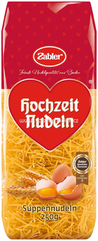 Zabler Hochzeit Nudeln Suppennudeln, 250g Zabler Hochzeit Nudeln Suppennudeln, 250g