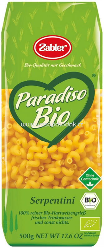 Zabler Paradiso Bio Serpentini, 500g Zabler Paradiso Bio Serpentini, 500g