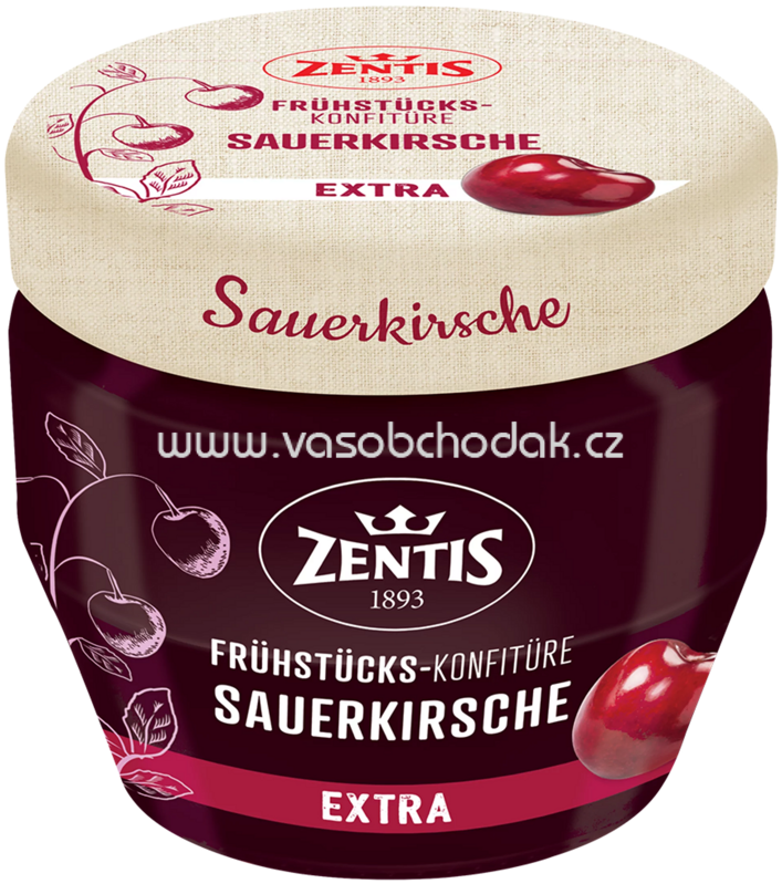 Zentis Frühstücks Konfitüre Sauerkirsche Extra, 230g