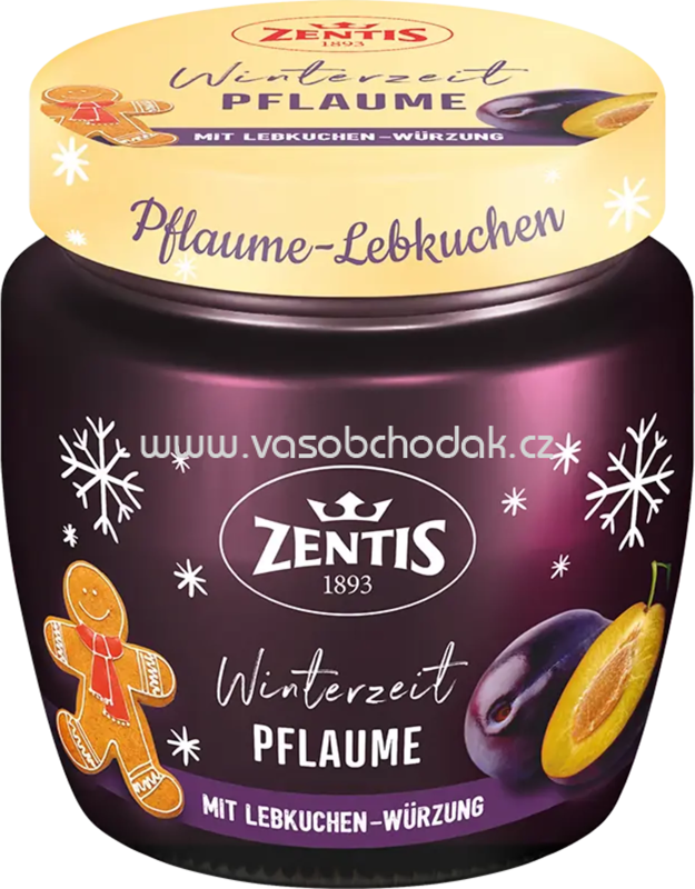 Zentis Winterzeit Pflaume mit Lebkuchen-Würzung, 230g