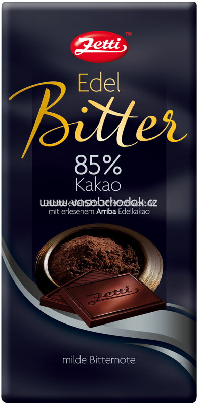 Zetti Edel Bitter 85% Kakao, 100g Zetti Edel Bitter 85% Kakao, 100g