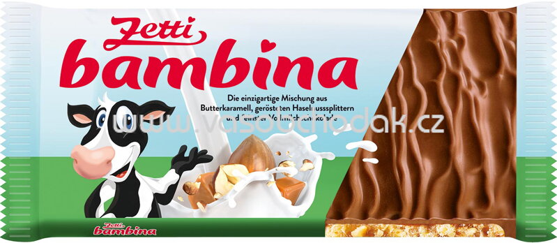 Zetti bambina Vollmilch Tafel, 100g