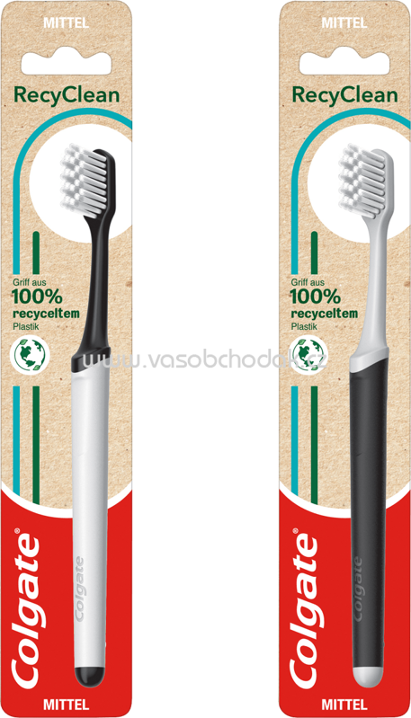 Colgate Zahnbürste RecyClean mittel, 1 St Colgate Zahnbürste RecyClean mittel, 1 St