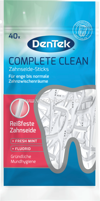 DenTek Zahnseide-Sticks Complete Clean, 40 St