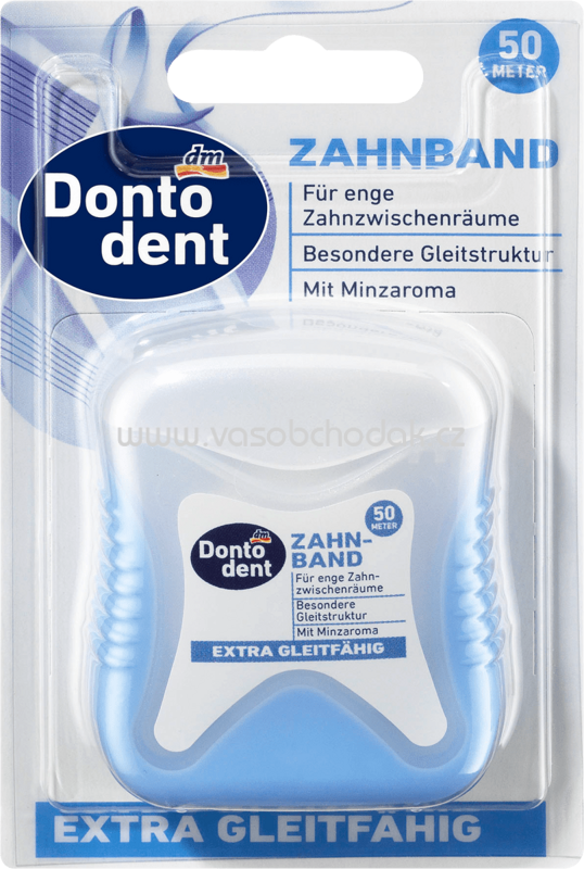 Dontodent Zahnband extra gleitfähig, 50 m