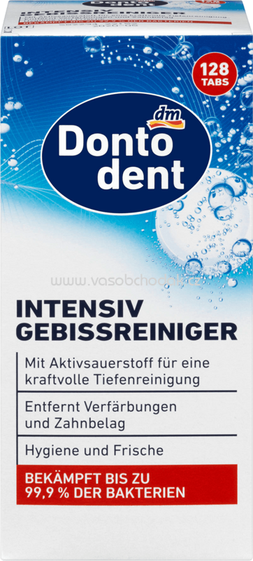 Dontodent Gebissreiniger-Tabs, 128 St