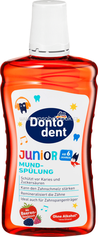 Dontodent Junior Mundspülung Beere, 500 ml