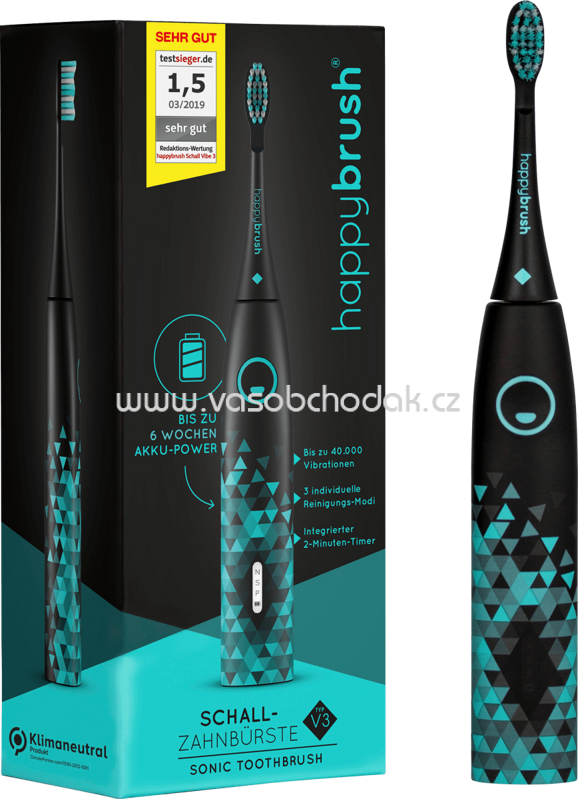 happybrush Schallzahnbürste Typ V3, 1 St happybrush Schallzahnbürste Typ V3, 1 St