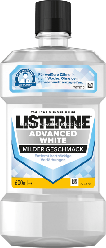 Listerine Mundspülung Advanced White, 600 ml