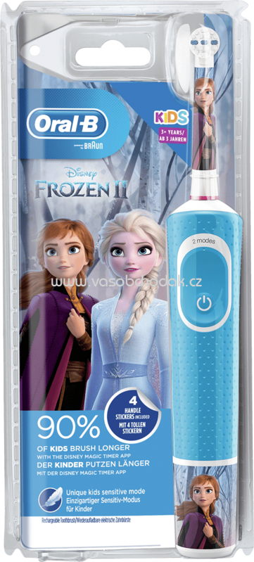 Oral-B Elektrische Zahnbürste Kids Frozen II, ab 3 Jahren, 1 St