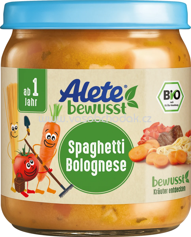 Alete Spaghetti Bolognese, ab 1 Jahr, 250g Alete Spaghetti Bolognese, ab 1 Jahr, 250g